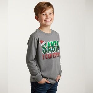Holiday Time Christmas Long Sleeve Boys size L (10-12)